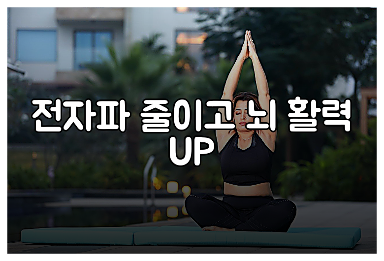 전자파 줄이고 뇌 활력 UP