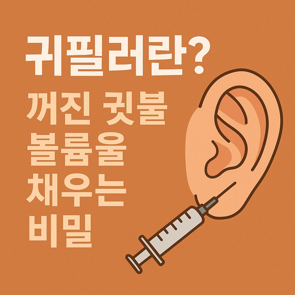 귀필러, 해도 될까? 꺼진 귓불 볼륨을 채우는 비밀, 귀필러 총정리