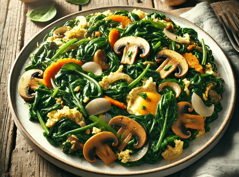 시금치달걀요리