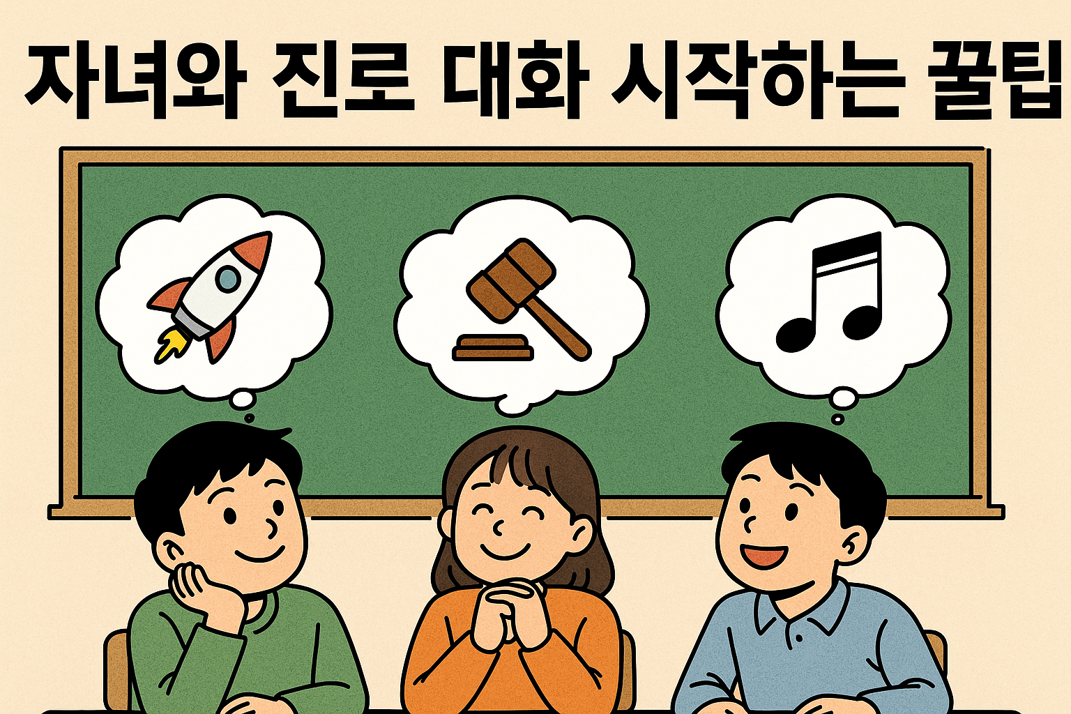 자녀와 진로 대화 시작하는 꿀팁