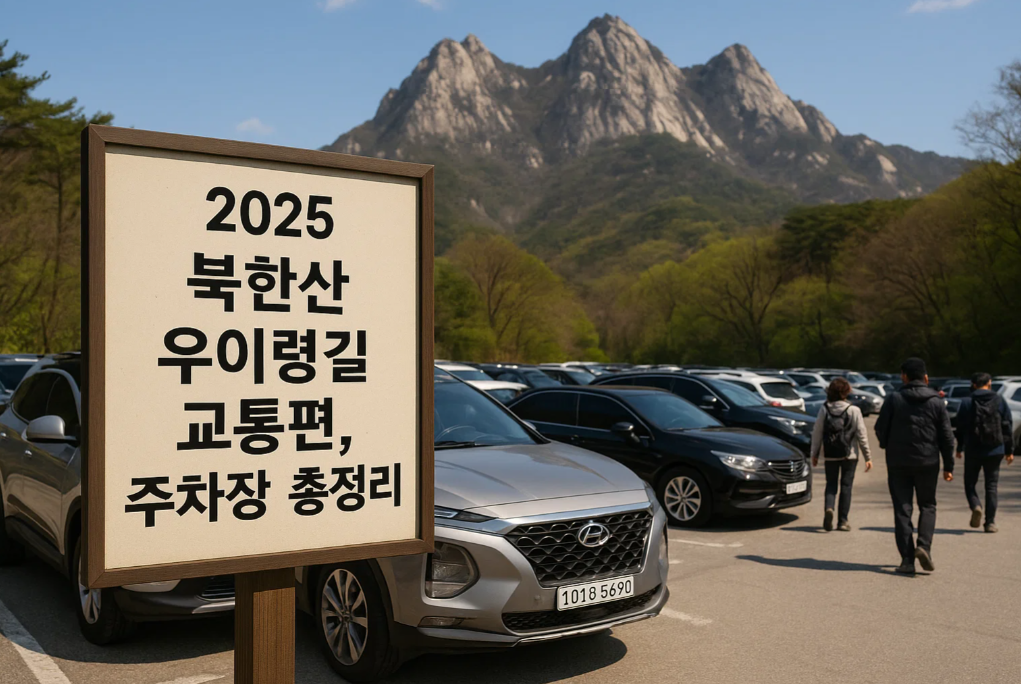 2025 북한산 우이령길 교통편·주차장 총정리