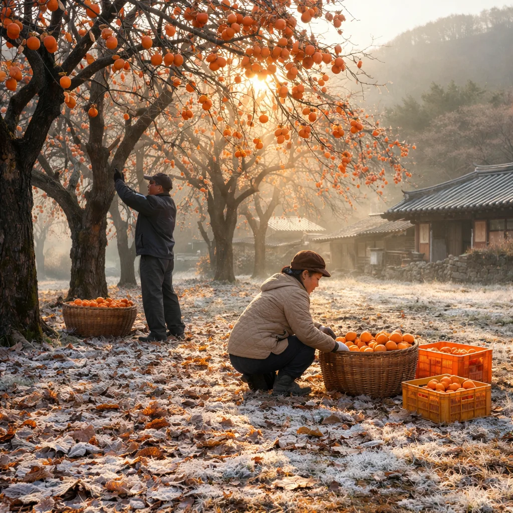 대봉감 수확시기
