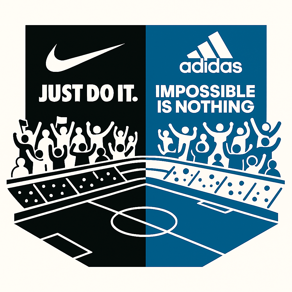 브랜딩 전쟁, 나이키, 아디다스