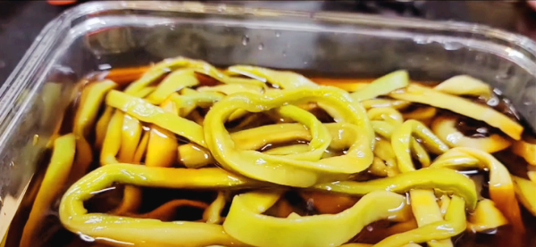 궁채나물 장아찌