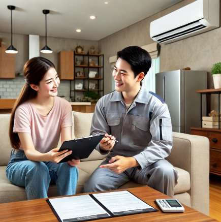 에어컨 청소업체 예약 방법