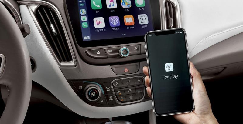 말리부 실내 인포테인먼트 디자인 사진 출처 쉐보레