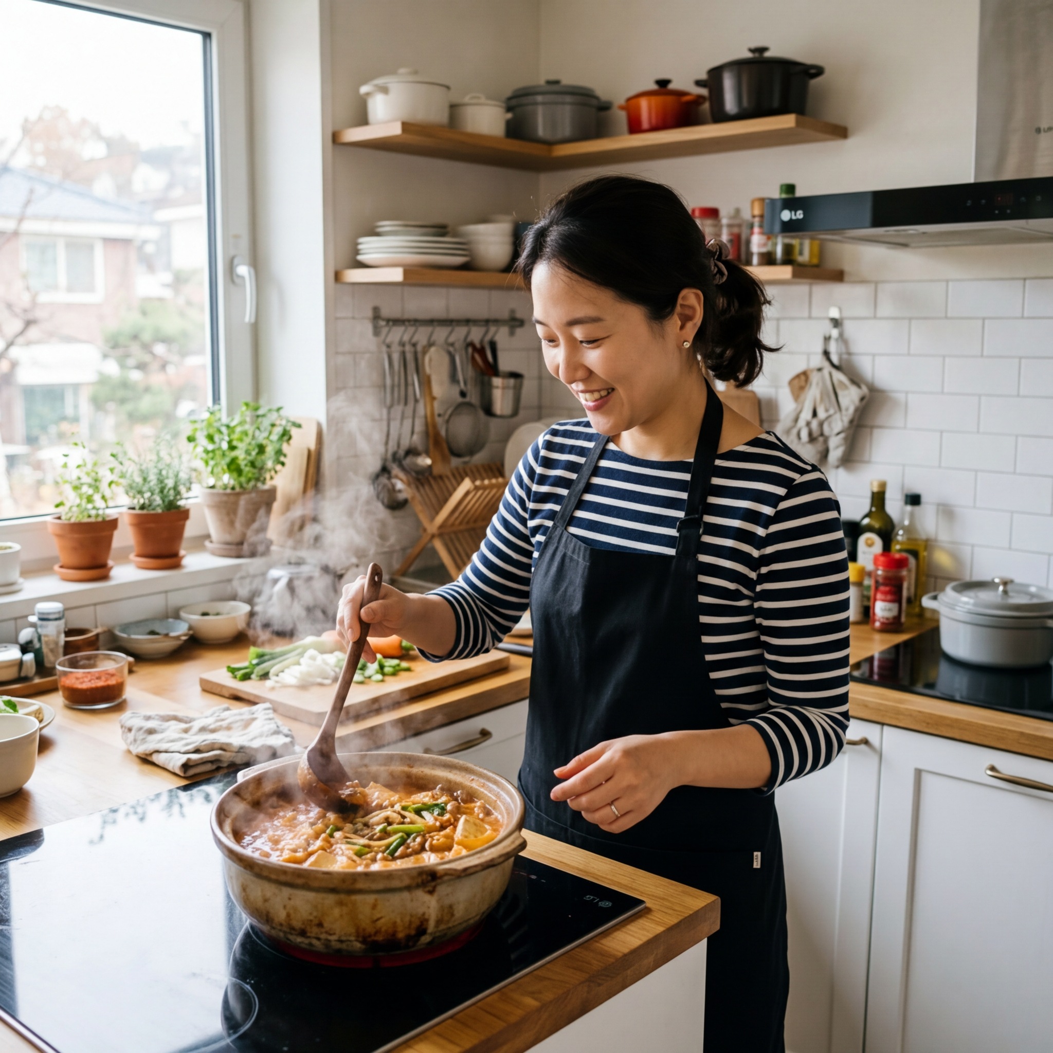 주방 앞치마 고르는법 착용 후기