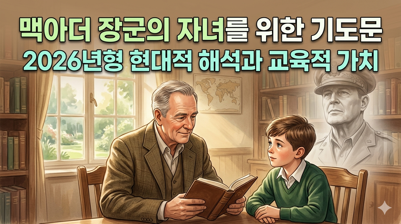 맥아더- 장군-의- 자녀를 -위한 -기도문 2026년형 -현대적 -해석과- 교육적 가치