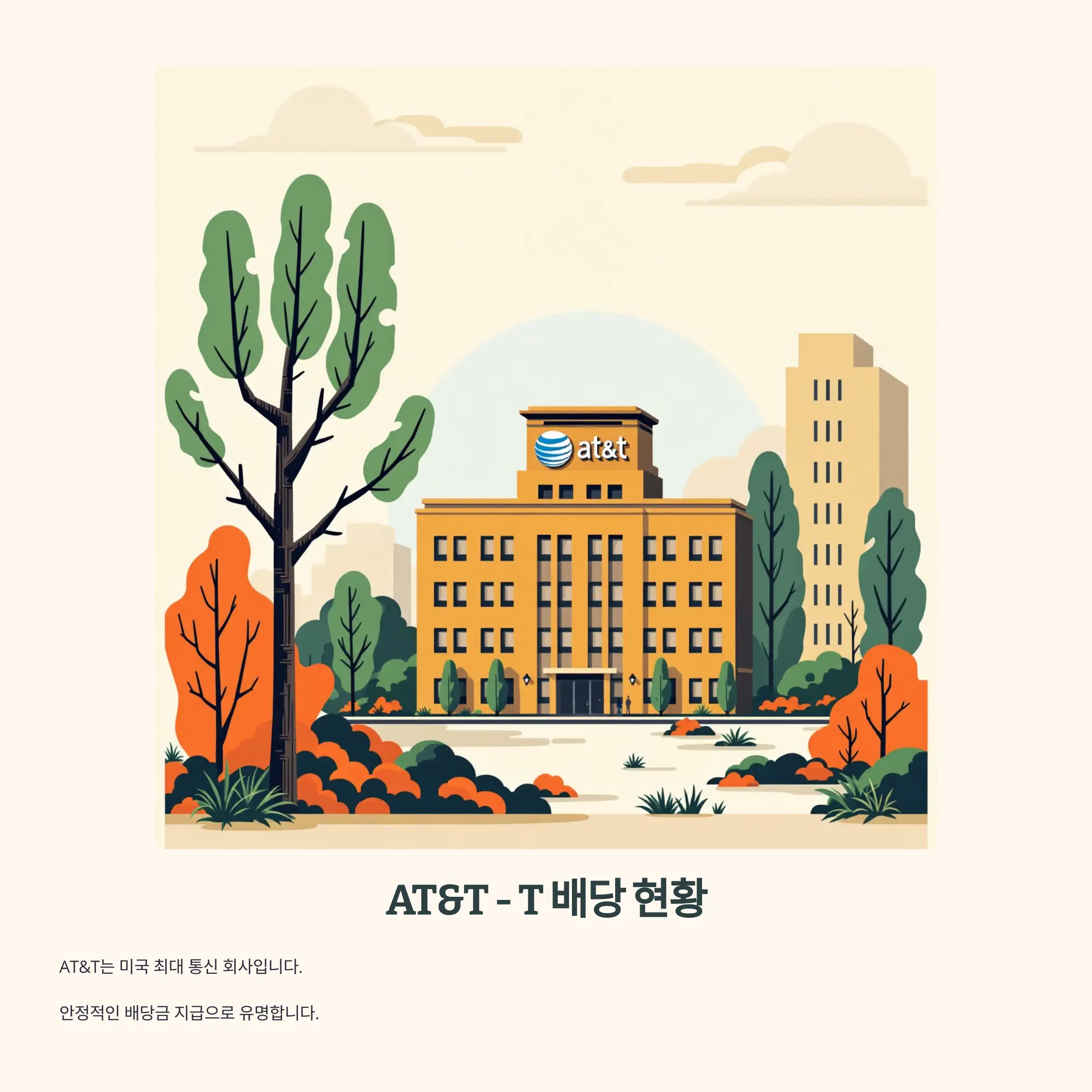 AT&T - T 배당 현황 배당금, 수익률, 지급일, 배당이력