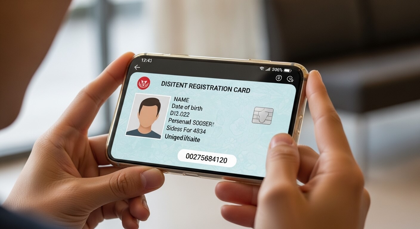 모바일 주민등록증 발급방법