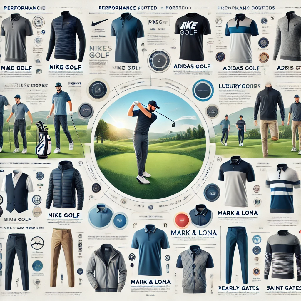 골프웨어 브랜드 종류와 추천 비교에 관련된 사진