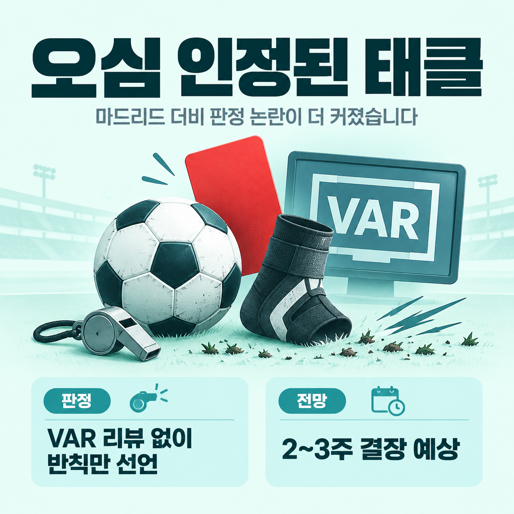 오심 인정된 태클