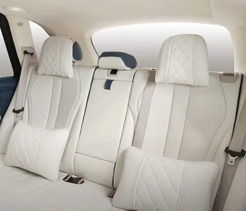 고급차 나파가죽시트 아이보리 색상