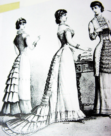 버슬스타일 속스커트