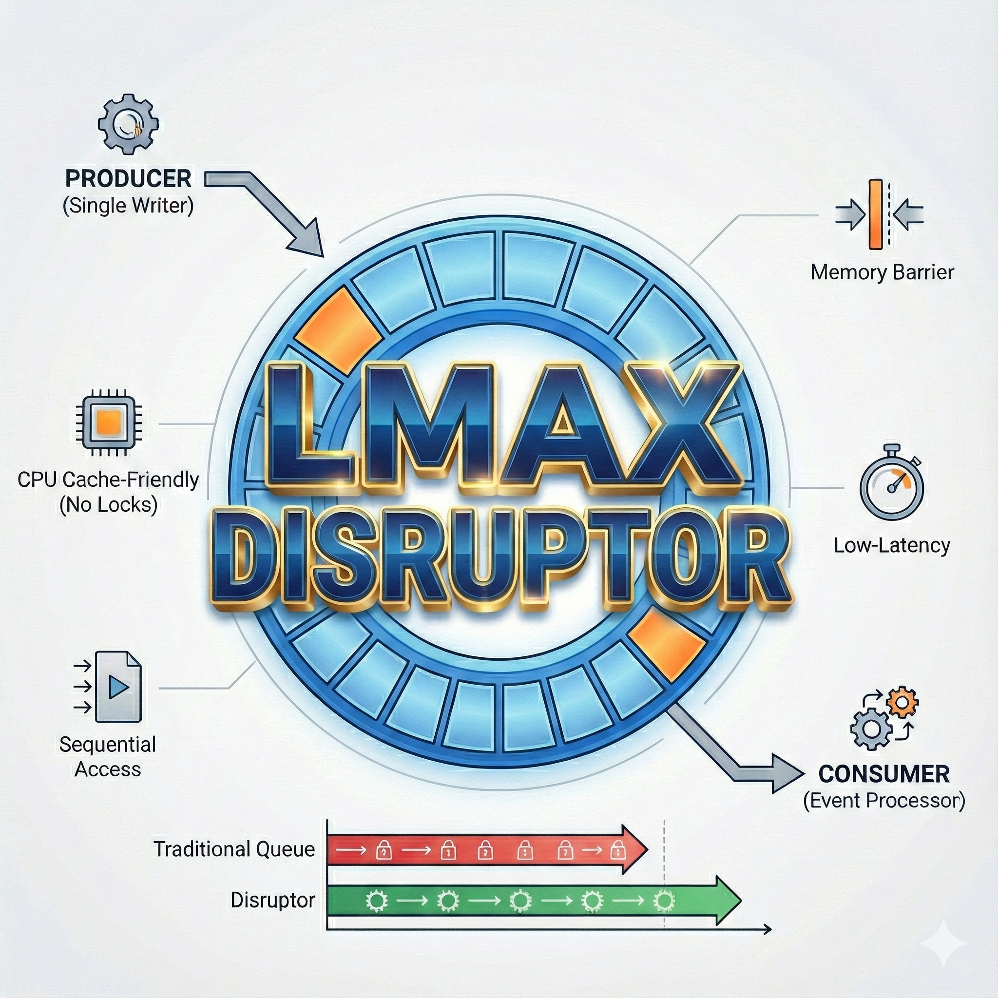 [Disruptor] 3. Lock-Free Mechanism: 동시성의 역설, 왜 Lock을 쓰면 느릴까? 포스트 썸네일