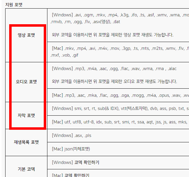 곰플레이어 사용방법