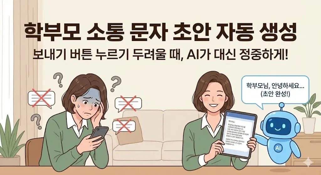 AI로 작성해보는 학부모 문자