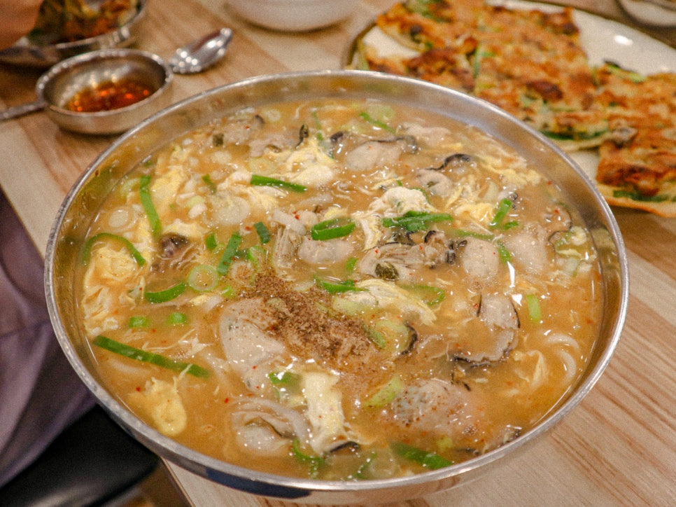 서천 굴 칼국수