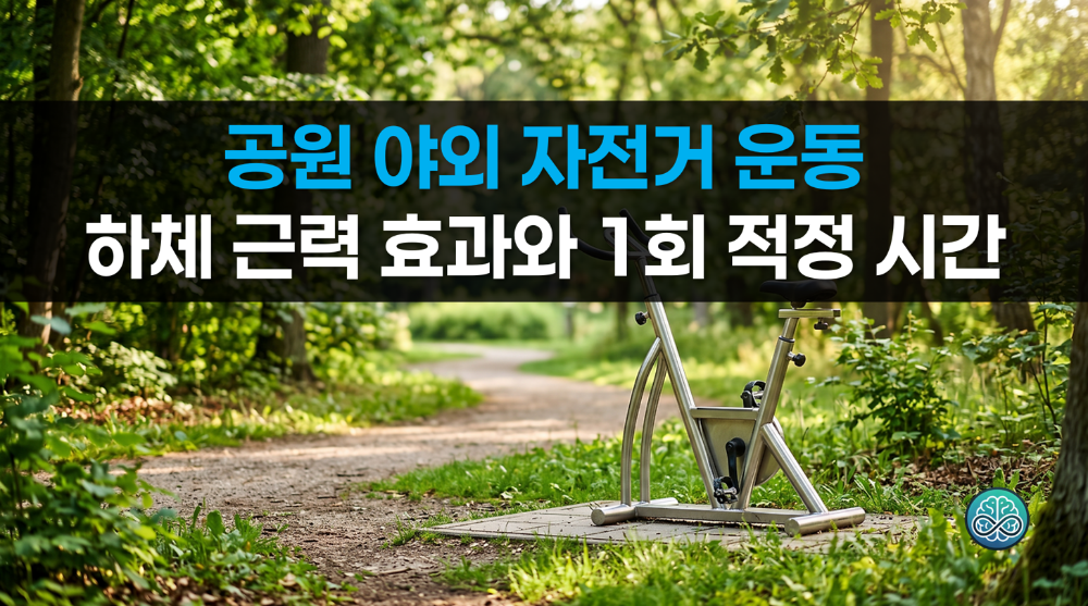 공원 야외 자전거 운동 하체 근력 효과와 1회 적정 시간 완벽 정리