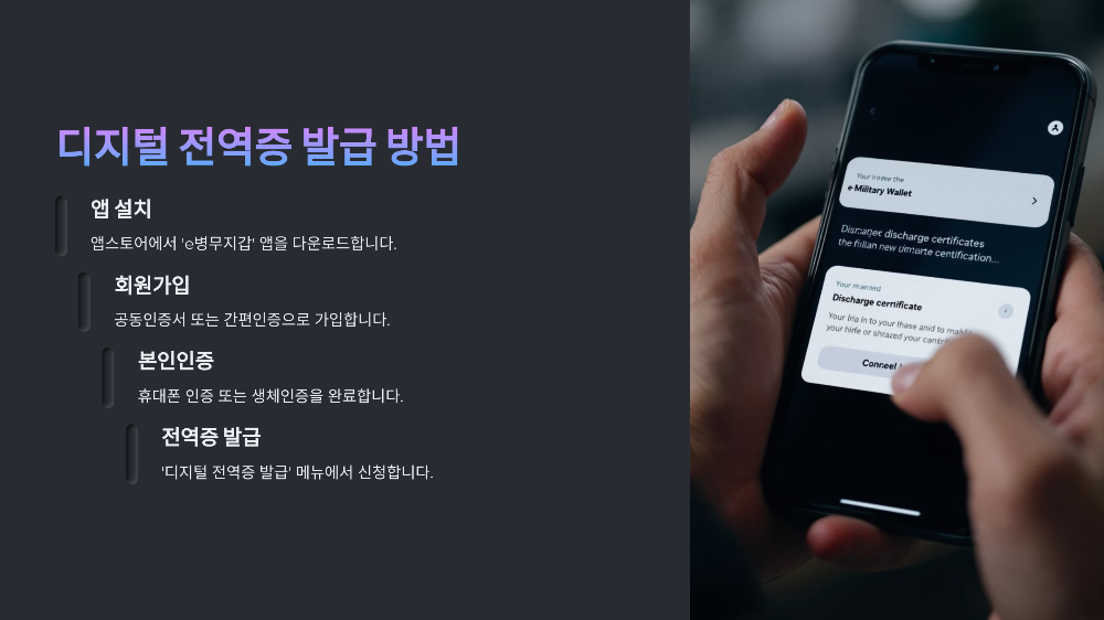 e병무지갑 전역증 재발급 방법 총정리 실물 vs 디지털, 차이점부터 신청 팁까지