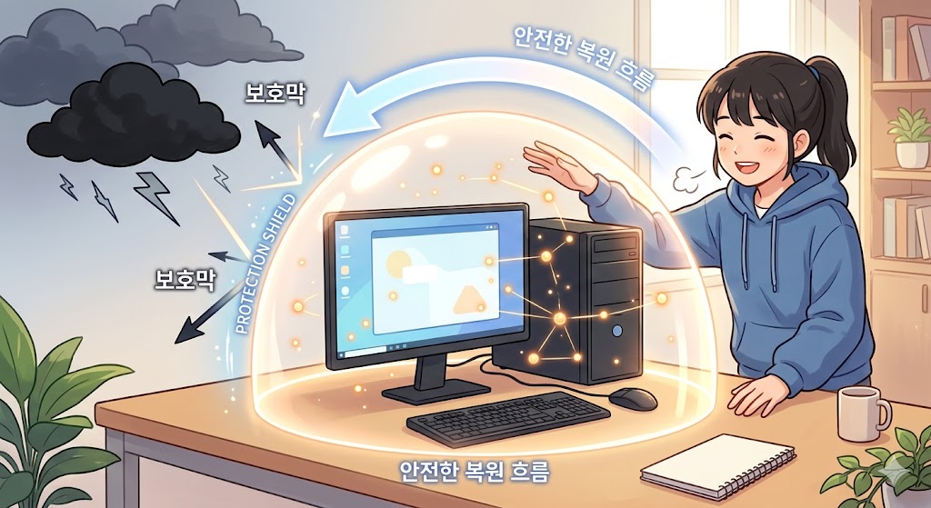 윈도우 복구 지점 만들기: 5분 투자로 PC 고장 완벽 대비