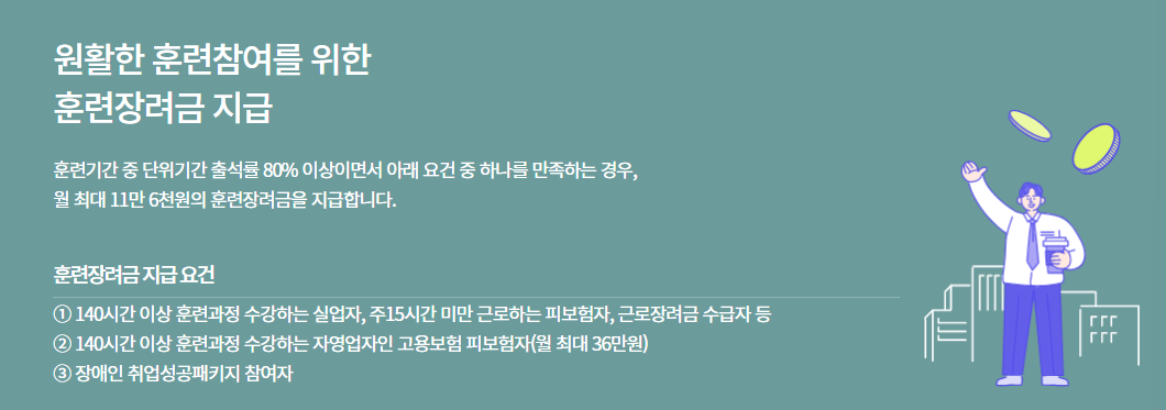 내일배움카드 훈련장려금