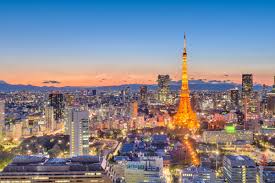 도쿄 야경 이미지