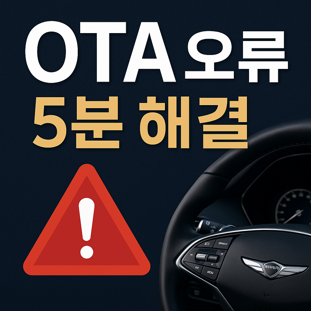 제네시스 OTA 업데이트 관련 사진