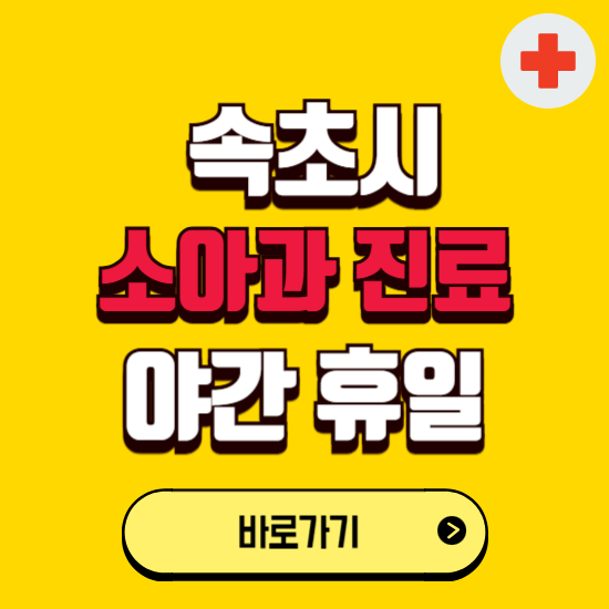 속초시 야간 소아과 진료병원 찾기 ❘ 24시 일요일 주말 연휴 응급진료 추천 잘하는 곳