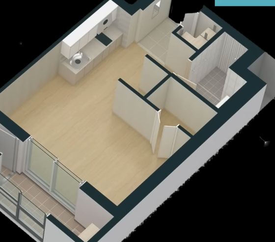 성남시 국민임대 아파트 29형 방구조