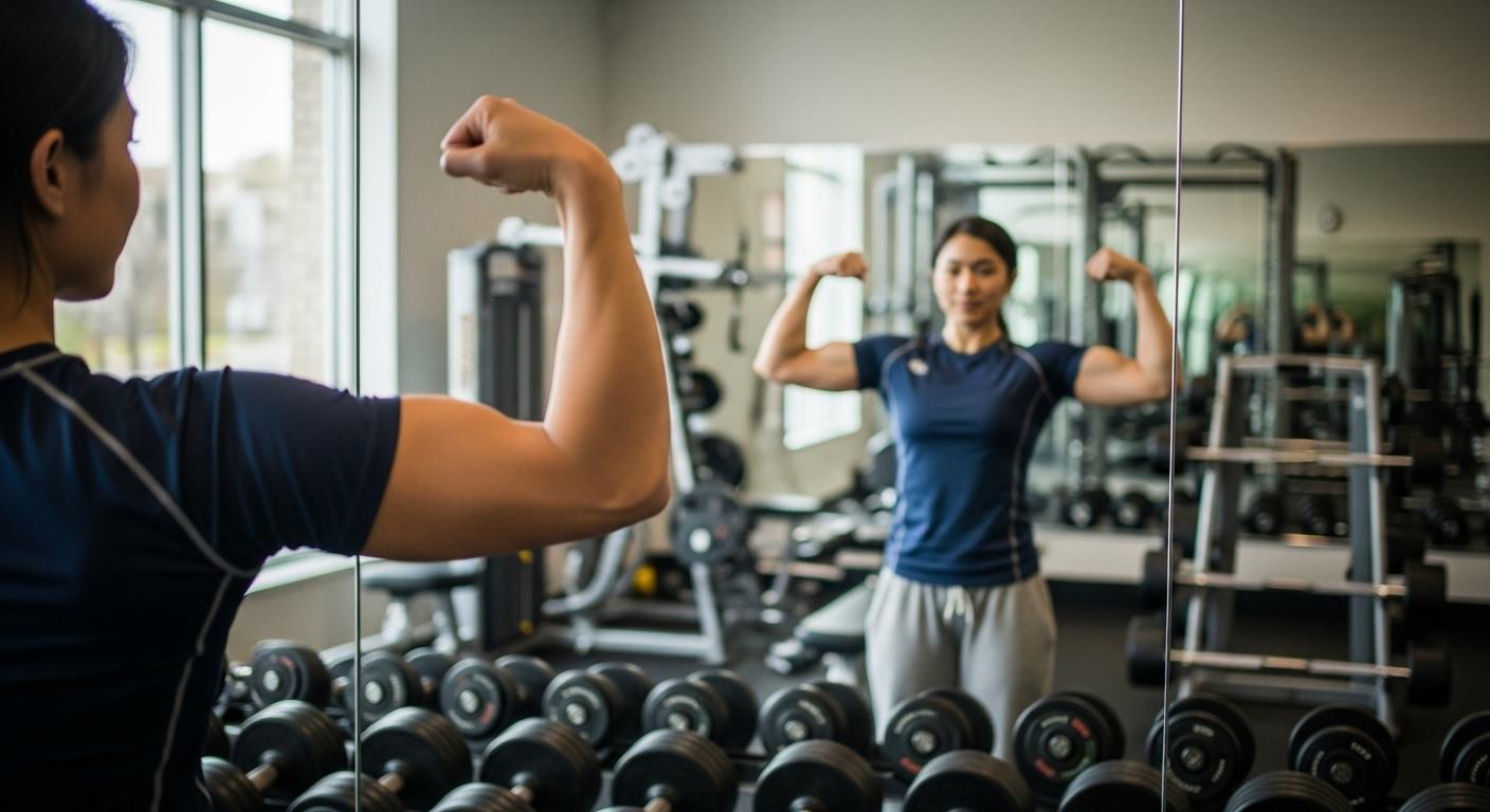 팔뚝살 운동 한달 후기