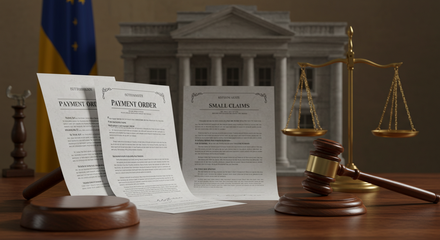 내용증명, 소액소송, 지급명령