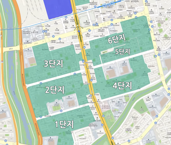 상계주공-위치