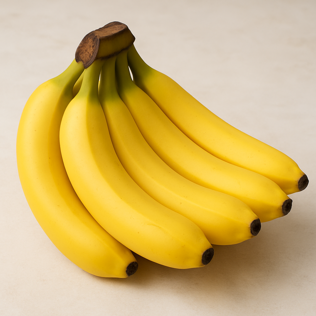 탐스럽게 잘익은 바나나 한송이의 이미지