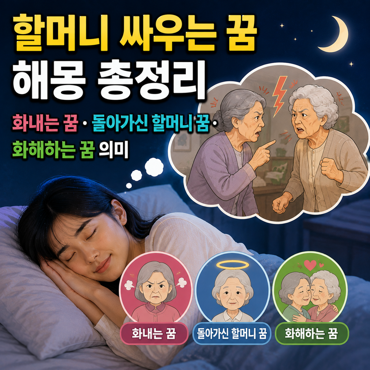 할머니 싸우는 꿈