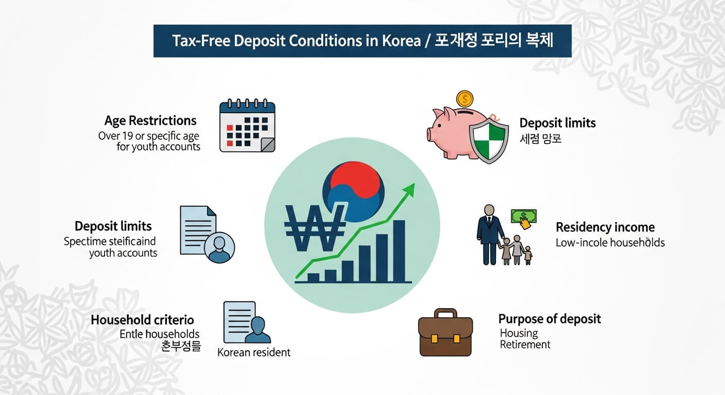 비과세 예금 조건 한도