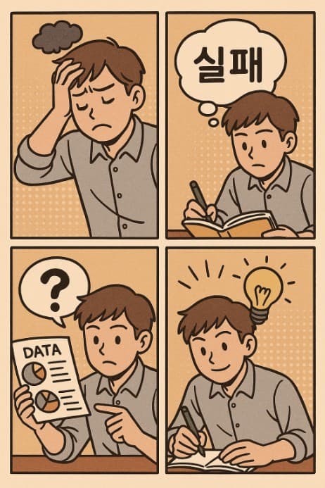 실패를 부정이 아닌 데이터로 활용하는 방법