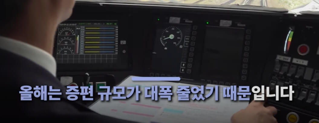 기차표 증편규모 감소