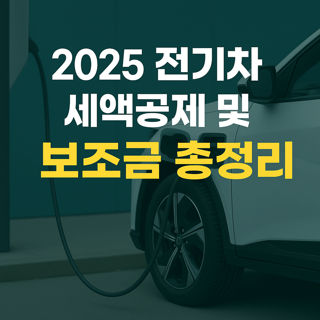 2025 전기차 세액공제 및 보조금(아이오닉, EV6, 니로, 테슬라)