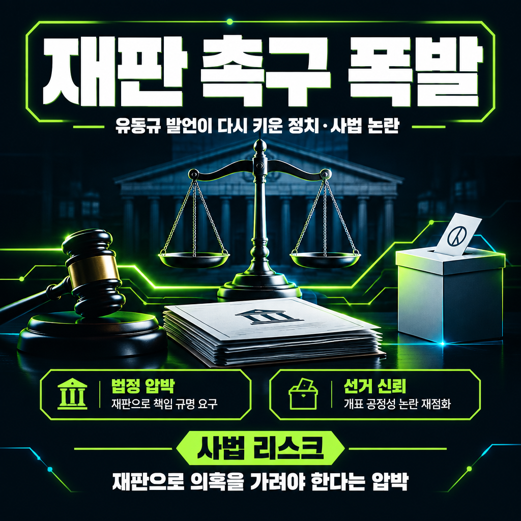 재판 촉구 폭발