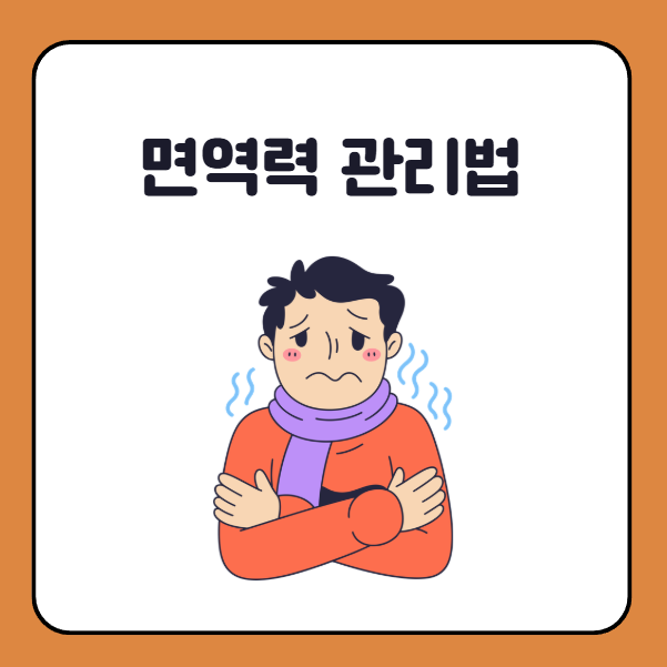 면역력 관리법