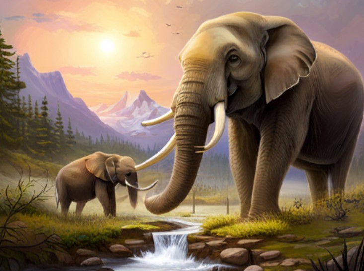 메머드와 코끼리