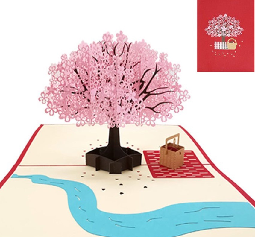 벚꽃 인사말 모음: 입체 3D 팝업카드 보내기