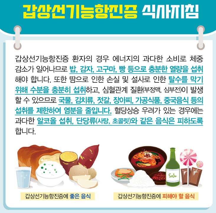 갑상선 기능 항진증에 좋은 음식 나쁜 음식