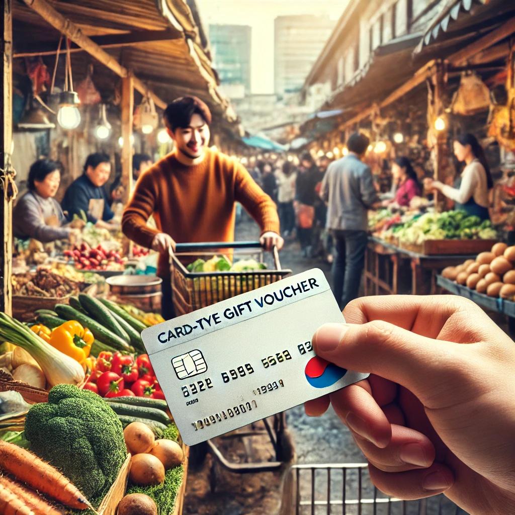 카드형 온누리 상품권 사용방법