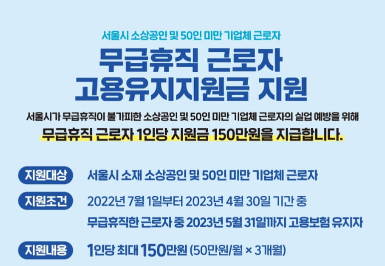 무급휴직 근로자 지원 (3)