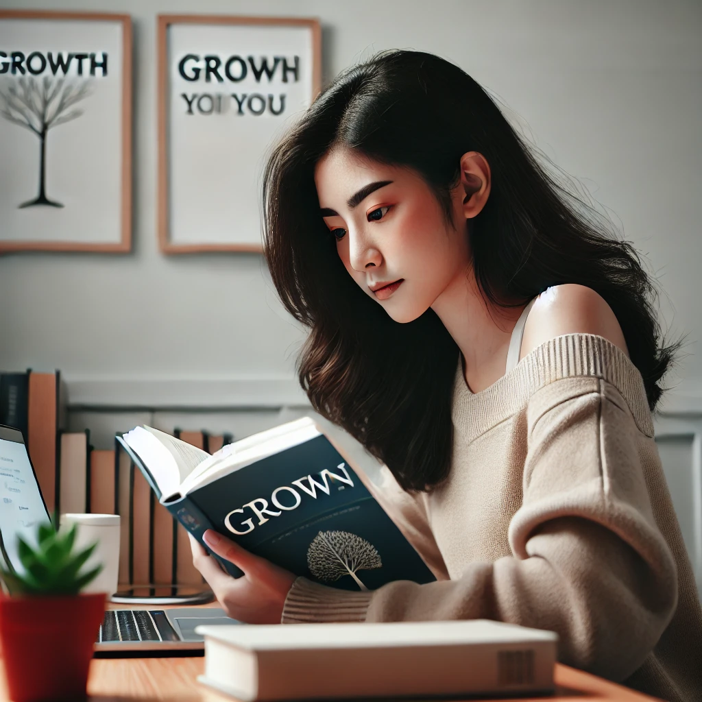 성장과 배움을 중시하는 여성