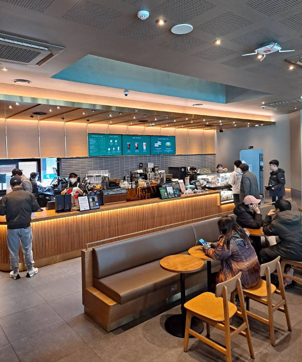 스타벅스 인천도화점 카운터