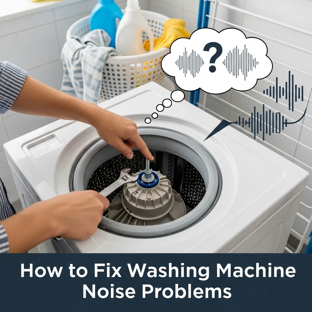 세탁기 소음 문제 해결 방법
