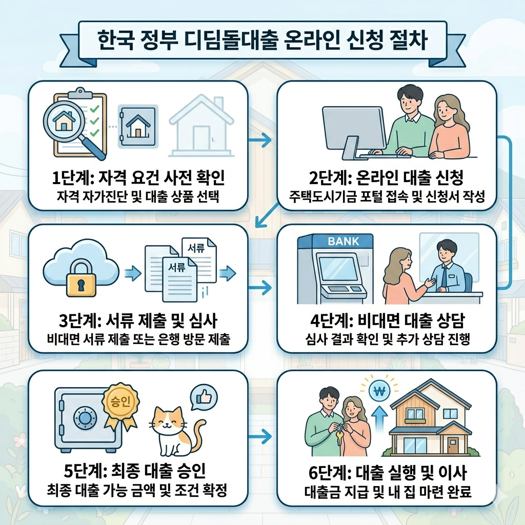 2026 디딤돌 대출 신청 방법